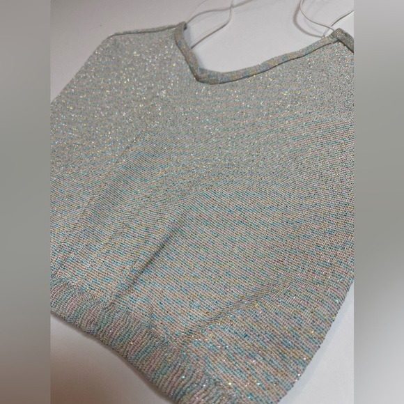 #133 Free People Intimately Sparkle Cropped Tank Bralette Stretch - Picture 1 of 5